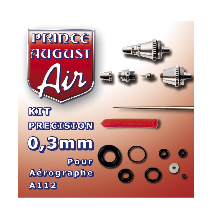 Prince August - Kit de précision 0.3mm pour aérographe A112