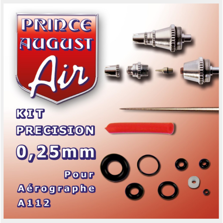Prince August - Kit de précision 0.25mm pour aérographe A112