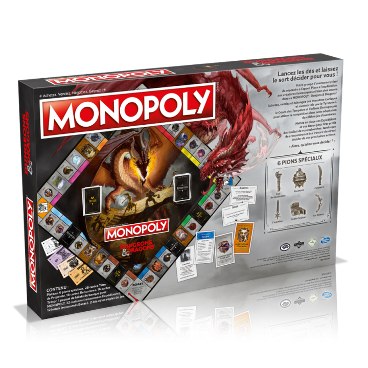 Jeux de société - Monopoly  - Donjons et Dragons