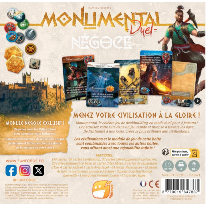 Jeux de société - Monumental Duel : Négoce