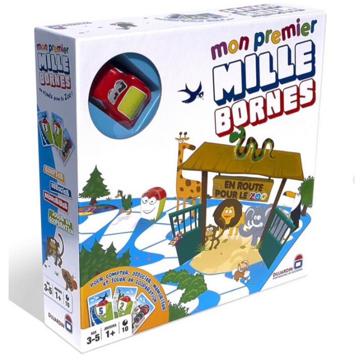 Jeu de société - Milles Bornes En route pour le zoo