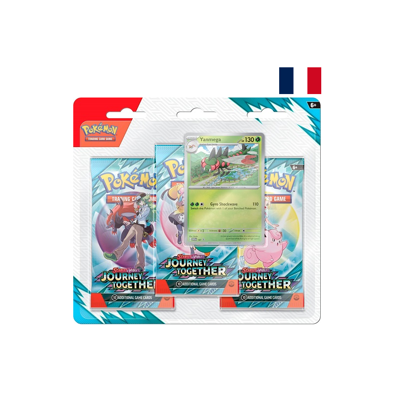 PROCHAINEMENT : Pokemon - Tripack Yanmega -  Écarlate et Violet EV09 - Aventures Ensemble