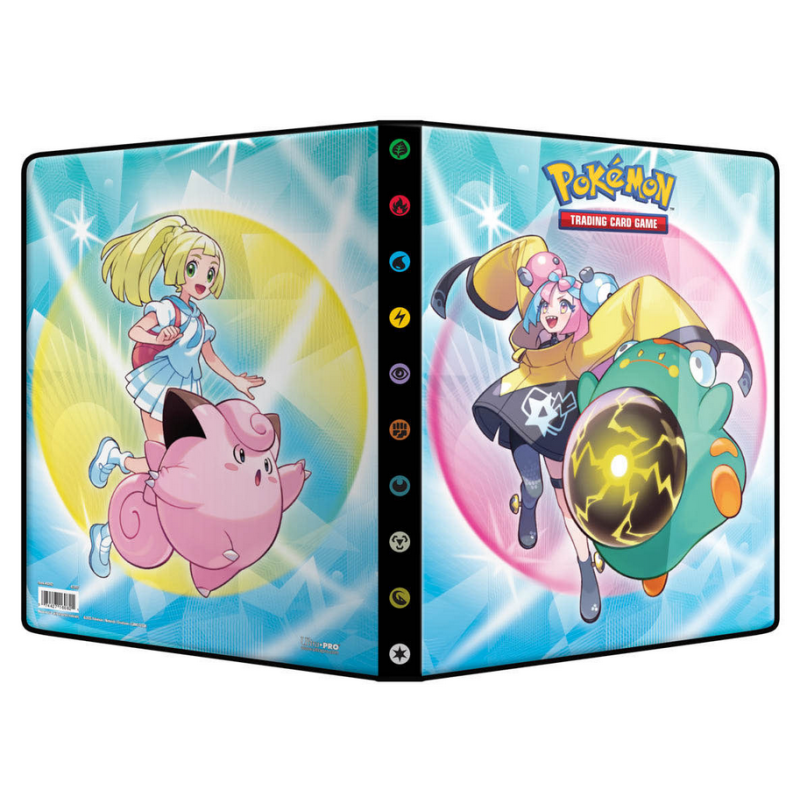 PROCHAINEMENT - Portfolio Pokémon A5 EV09 80 Cartes - Ampibidou de Mashynn / Mélofée de Lilie