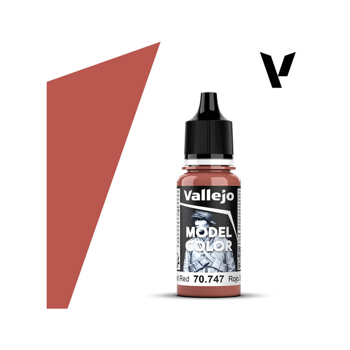 Peinture Vallejo Model Color : Faded Red  - Rojo Desgastado