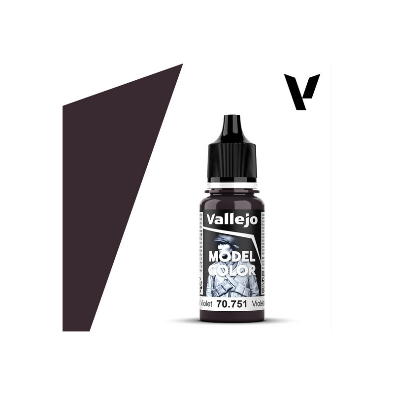 Peinture Vallejo Model Color : Black Violet - Violeta Negro Peinture Vallejo Model Color : Black Violet - Violeta Negro