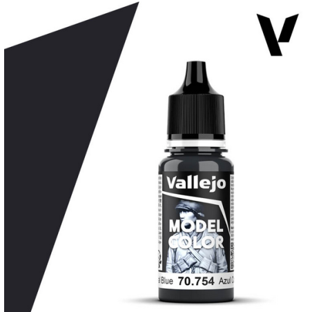 Peinture Vallejo Model Color : Continental Blue - Azul Continental