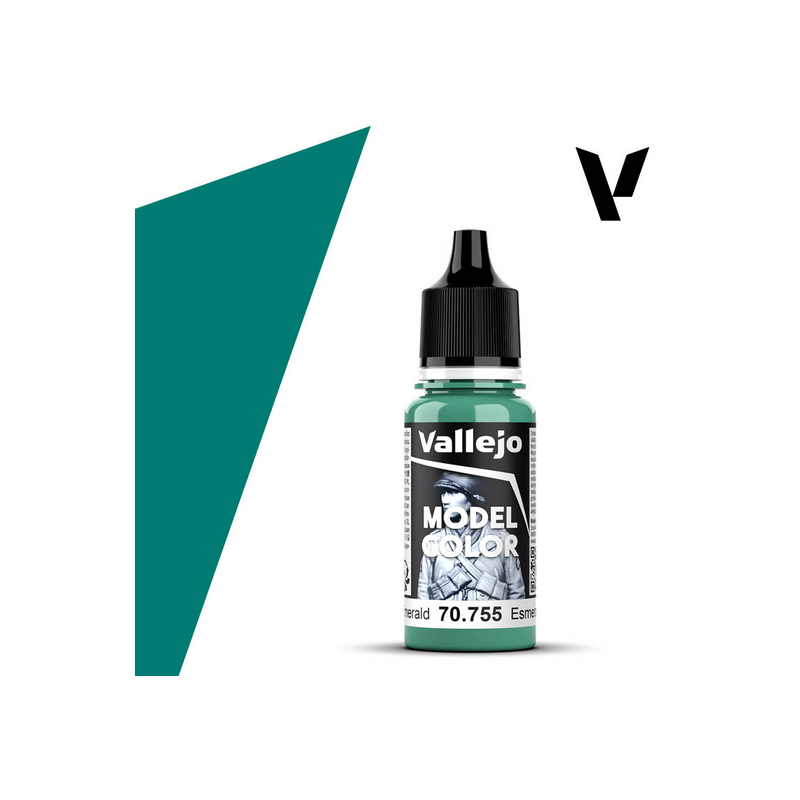Peinture Vallejo Model Color : Light Emerald - Esmeralda Claro Peinture Vallejo Model Color : Light Emerald - Esmeralda Claro