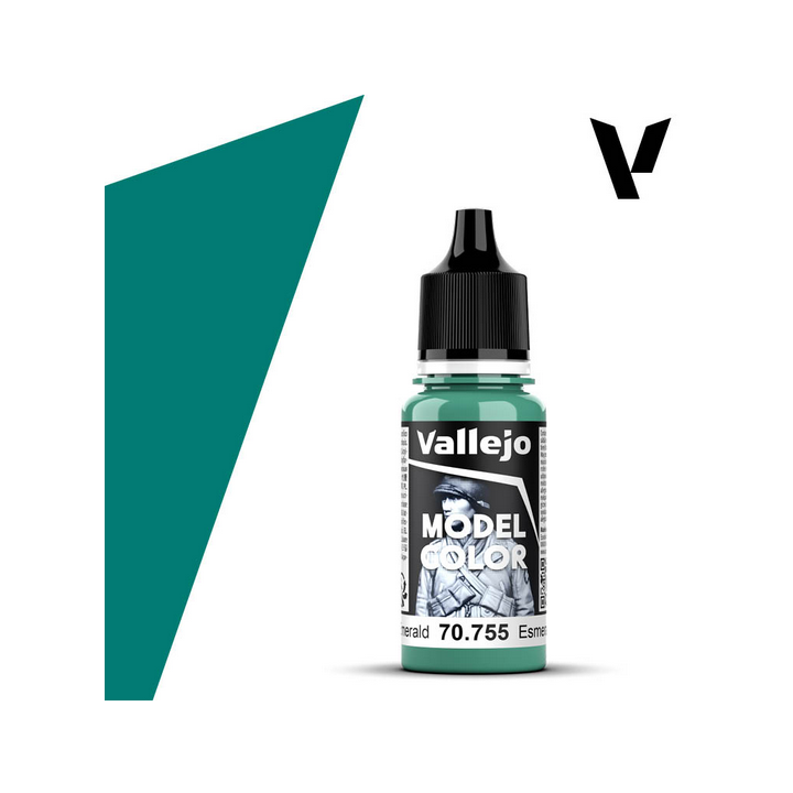 Peinture Vallejo Model Color : Light Emerald - Esmeralda Claro