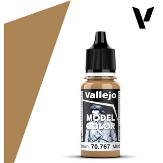 Peinture Vallejo Model Color : Desert Brown - Marron Desierto