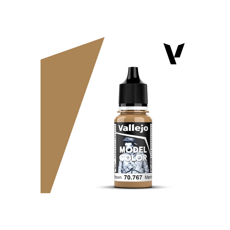 Peinture Vallejo Model Color : Desert Brown - Marron Desierto Peinture Vallejo Model Color : Desert Brown - Marron Desierto