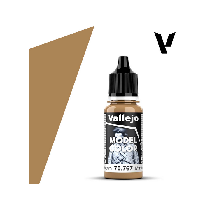 Peinture Vallejo Model Color : Desert Brown - Marron Desierto
