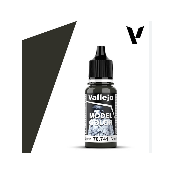 Peinture Vallejo Model Color : Cam. Black Green - Camuflaje Verde Negro