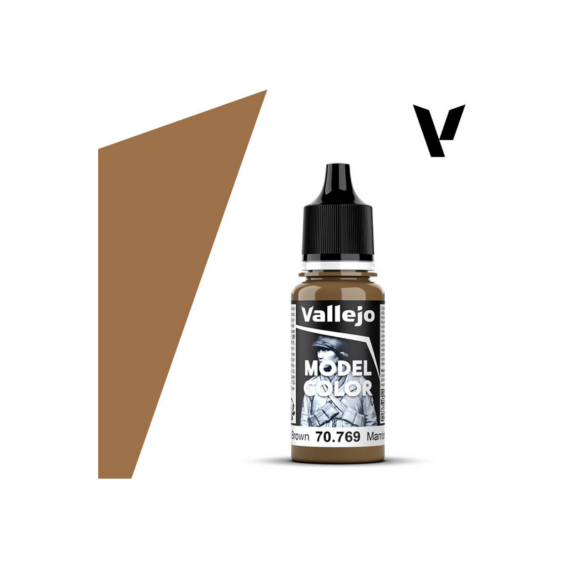 Peinture Vallejo Model Color : Mustard - Marron Mostaza