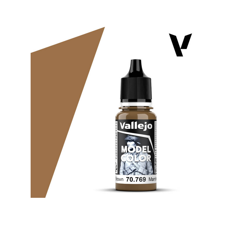 Peinture Vallejo Model Color : Mustard - Marron Mostaza