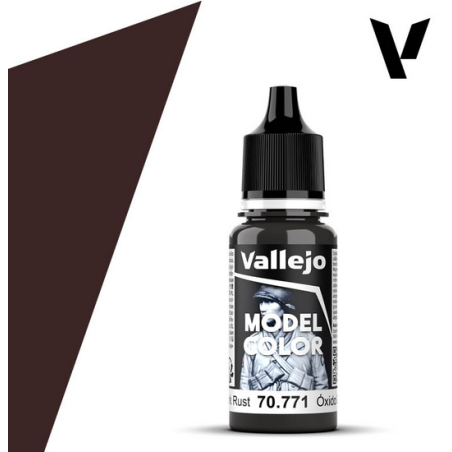 Peinture Vallejo Model Color : Dark Rust - Oxido Oscuro
