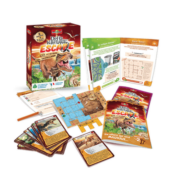 Jeux de société - Défis Nature Escape - Le Mystère des Dinosaures
