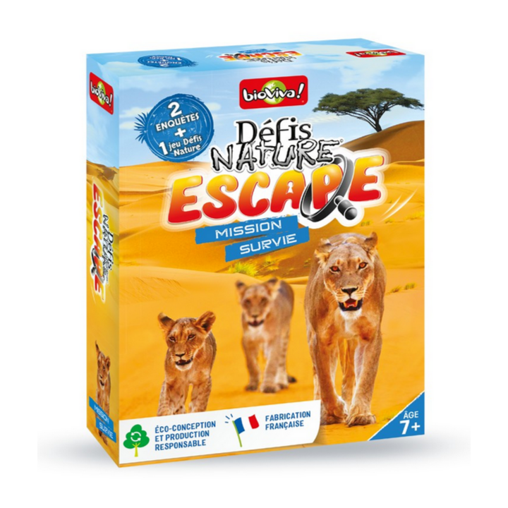 Jeux de société - Défis Nature Escape - Mission Survie