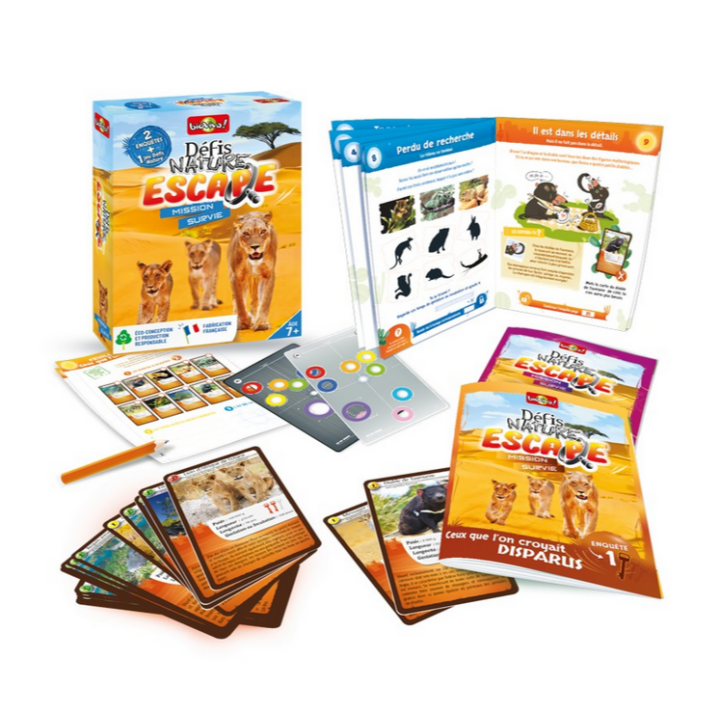 Jeux de société - Défis Nature Escape - Mission Survie