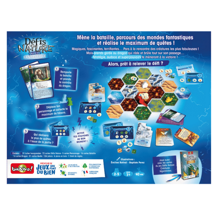 Jeux de société - Défis Nature - Grand Jeu Fantastique