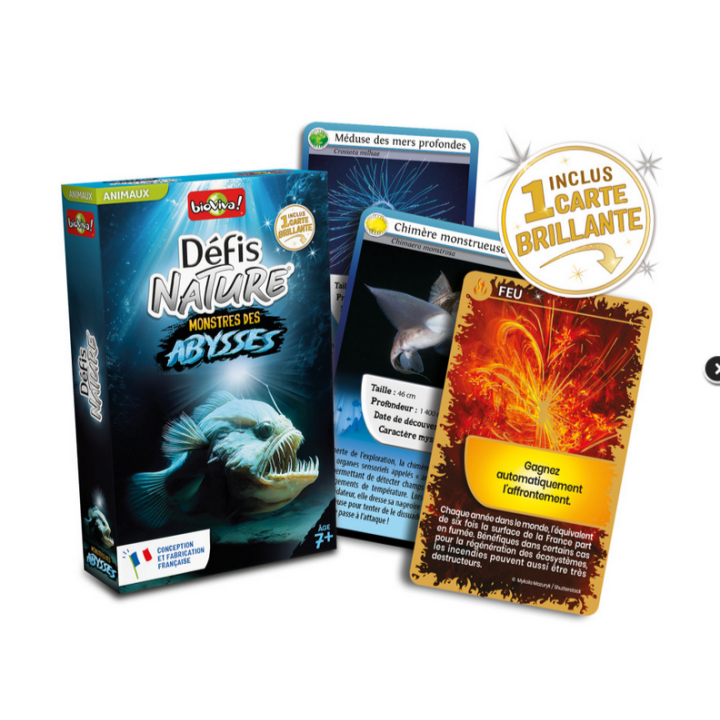 Jeux de société - Défis Nature - Monstres des Abysses