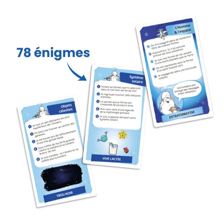 Jeux de société - Défis Nature - Il était une fois… Enigmes - Espace