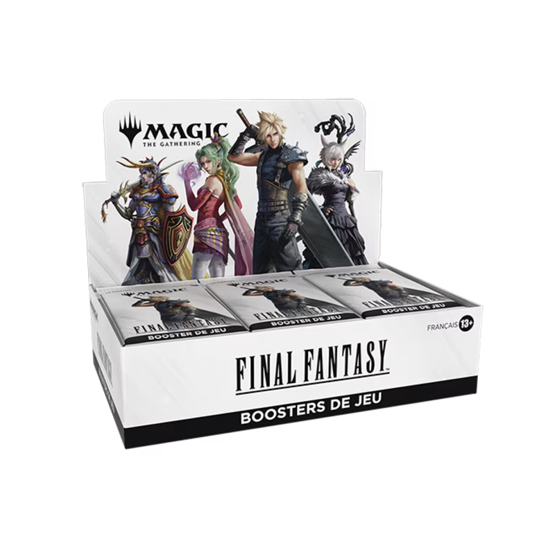 Précommande : MTG - Boite de Booster de Jeu Magic Univers Infini : Final Fantasy - Boîte Complète Précommande : MTG - Boite de Booster de Jeu Magic Univers Infini : Final Fantasy - Boîte Complète