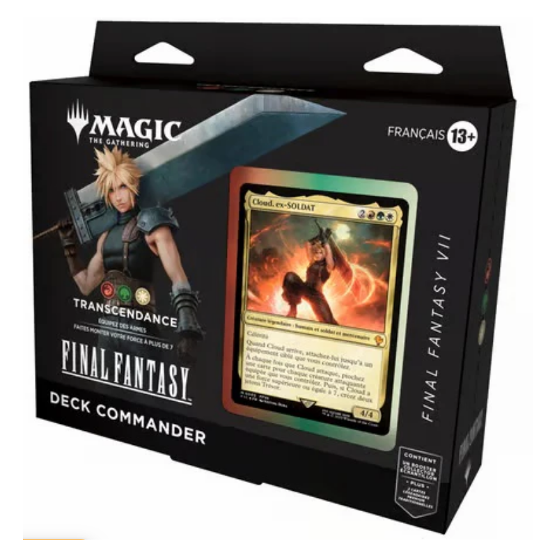 MTG - Magic Deck Commander Final Fantasy - Transcendance MTG - Magic Deck Commander Final Fantasy - Transcendance