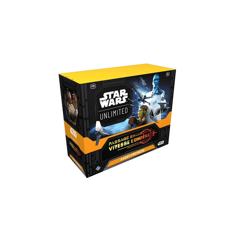 Kit d'Avant-première Star Wars Unlimited - Passage en Vitesse Lumière Kit d'Avant-première Star Wars Unlimited - Passage en Vitesse Lumière