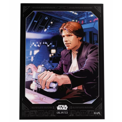 Protège-cartes Gamegenic Illustré Star Wars Unlimited - Passage en Vitesse Lumière : Han solo