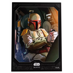 Protège-cartes Gamegenic Illustré Star Wars Unlimited - Passage en Vitesse Lumière : Boba Fett