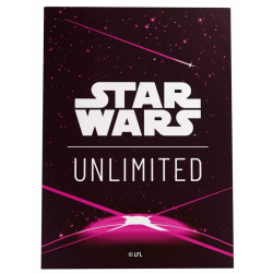 Protège-cartes Gamegenic Illustré Star Wars Unlimited - Passage en Vitesse Lumière :  Card Back Magenta