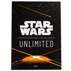 Protège-cartes Gamegenic Illustré Star Wars Unlimited - Passage en Vitesse Lumière :  Card Back Orange