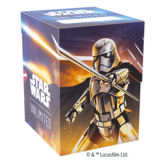Deck Box Boite de Rangement Gamegenic Illustrée Star Wars Unlimited : Soft Crate : Captain Phasma/Stormtr