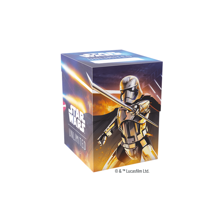 Deck Box Boite de Rangement Gamegenic Illustrée Star Wars Unlimited : Soft Crate : Captain Phasma/Stormtr