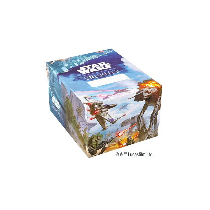 Deck Box Boite de Rangement Gamegenic Illustrée Star Wars Unlimited : TS Soft Crate : Scarif