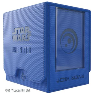 Deck Box Boite de Rangement Gamegenic Star Wars Unlimited : Twin Suns Deck Pod - Bleu