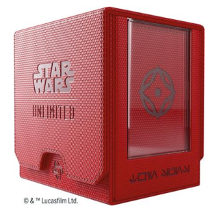 Deck Box Boite de Rangement Gamegenic Star Wars Unlimited : Twin Suns Deck Pod - Rouge
