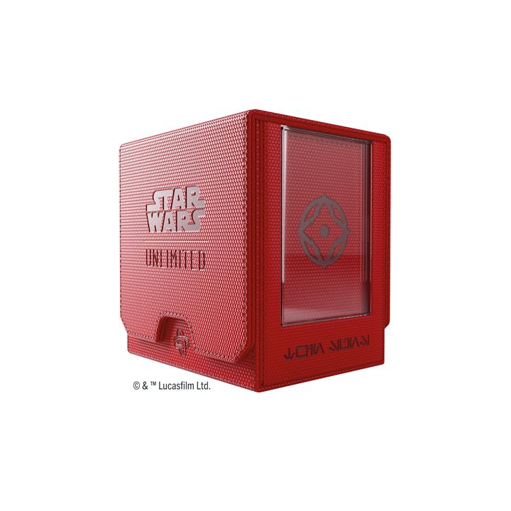 Deck Box Boite de Rangement Gamegenic Star Wars Unlimited : Twin Suns Deck Pod - Rouge