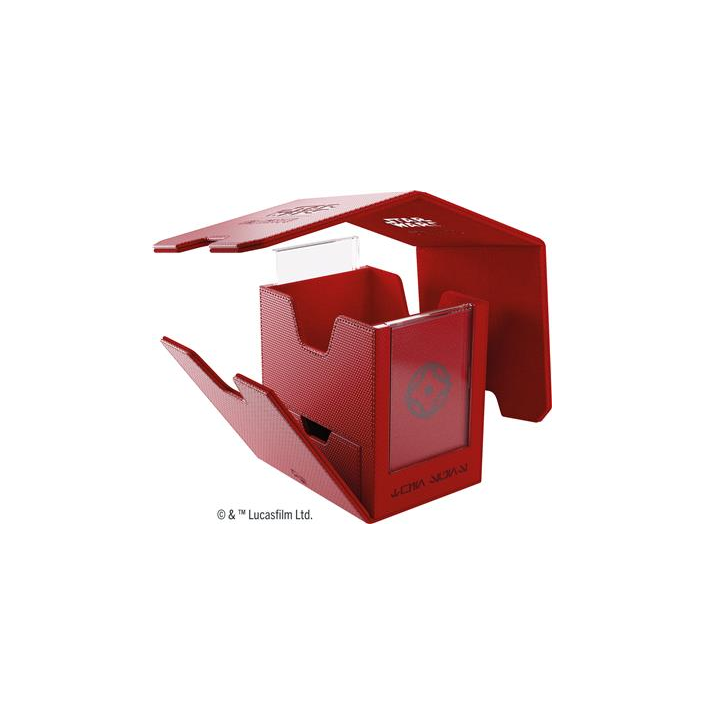 Deck Box Boite de Rangement Gamegenic Star Wars Unlimited : Twin Suns Deck Pod - Rouge
