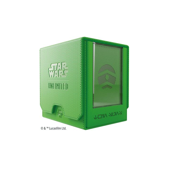 Deck Box Boite de Rangement Gamegenic Star Wars Unlimited : Twin Suns Deck Pod - Vert