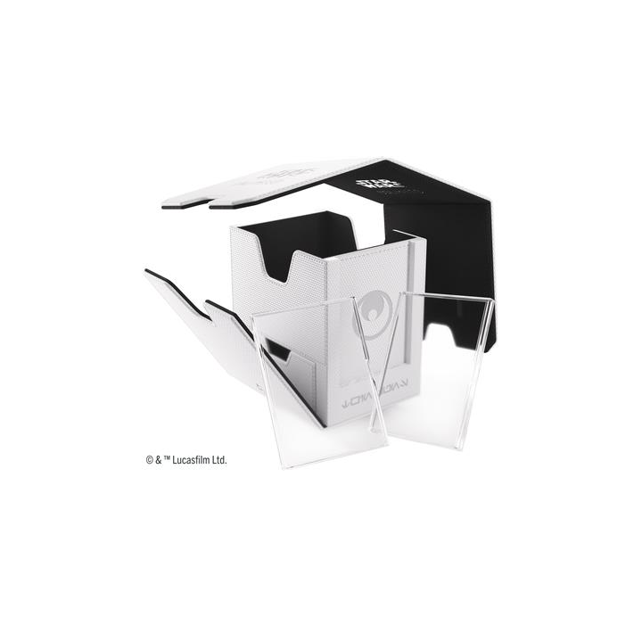 Deck Box Boite de Rangement Gamegenic Star Wars Unlimited : Twin Suns Deck Pod - Blanc
