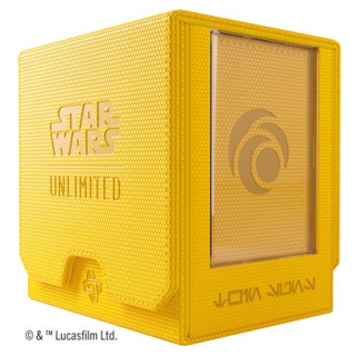 Deck Box Boite de Rangement Gamegenic Star Wars Unlimited : Twin Suns Deck Pod - Jaune