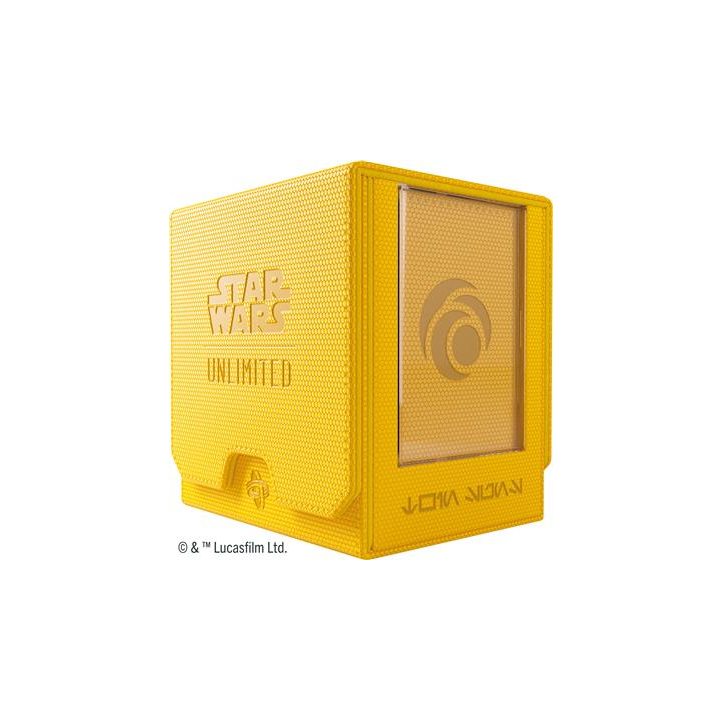 Deck Box Boite de Rangement Gamegenic Star Wars Unlimited : Twin Suns Deck Pod - Jaune