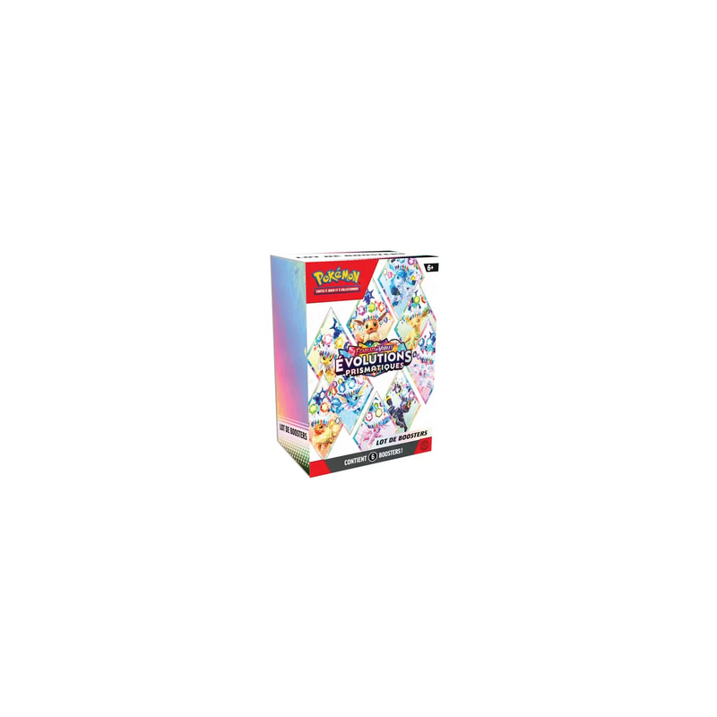 Pokémon : Bundle 6 Boosters EV8.5 : Evolutions Prismatiques