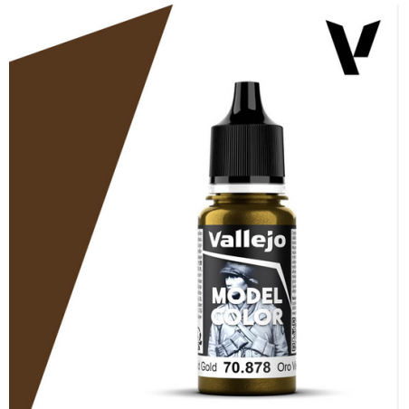 Peinture Vallejo Model Color : Old Gold - Oro Viejo