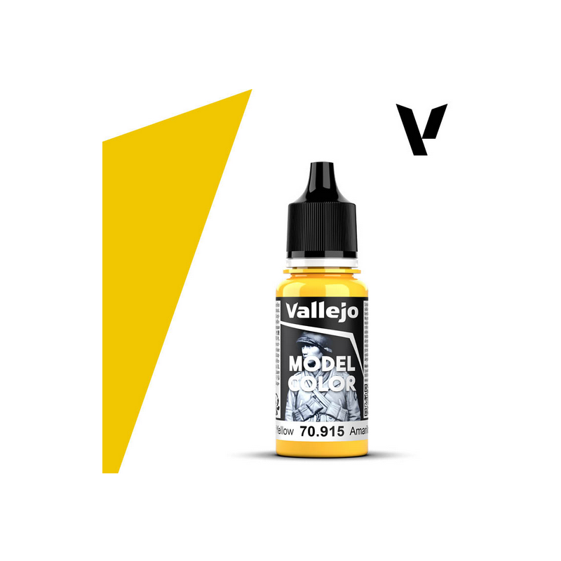 Peinture Vallejo Model Color : Deep Yellow - Amarillo Intenso