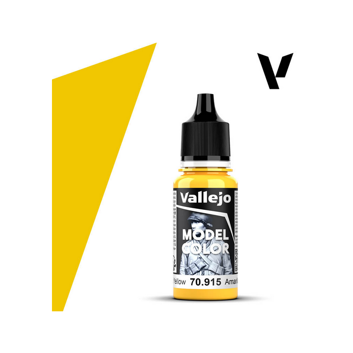 Peinture Vallejo Model Color : Deep Yellow - Amarillo Intenso
