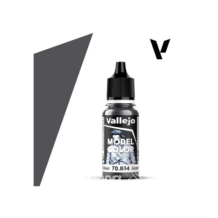 Peinture Vallejo Model Color : Natural Steel - Acero Natural