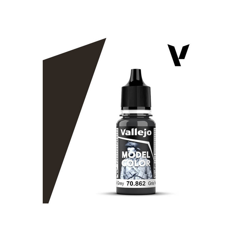 Peinture Vallejo Model Color : Black Grey - Gris Negro Peinture Vallejo Model Color : Black Grey - Gris Negro