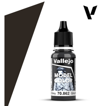 Peinture Vallejo Model Color : Black Grey - Gris Negro